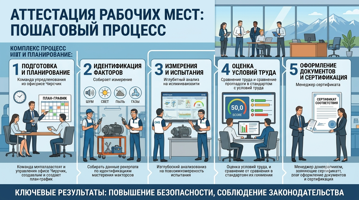 Аттестация рабочих мест по условиям труда и травмоопасности оборудования